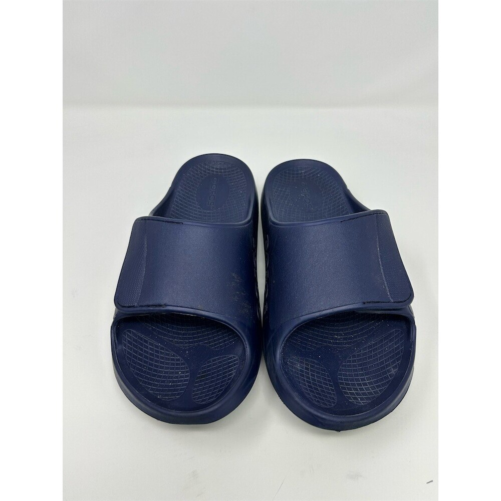 OOFOS OOahh Sport Flex Recovery Slide Sandals Unisex Navy Blue Size 41 - Picture 4 of 12